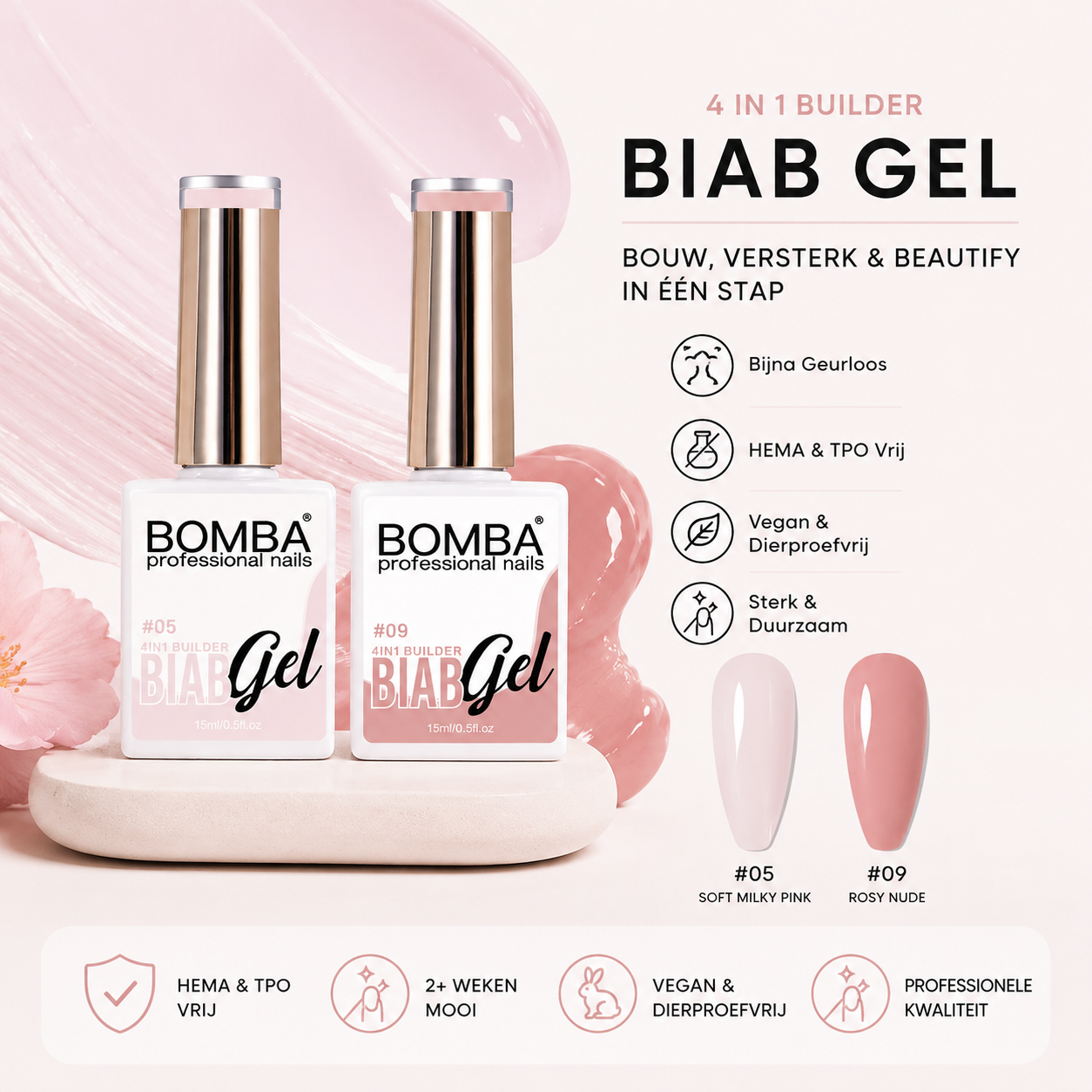 BOMBA BIAB Starter Kit – Blush Rose Edition